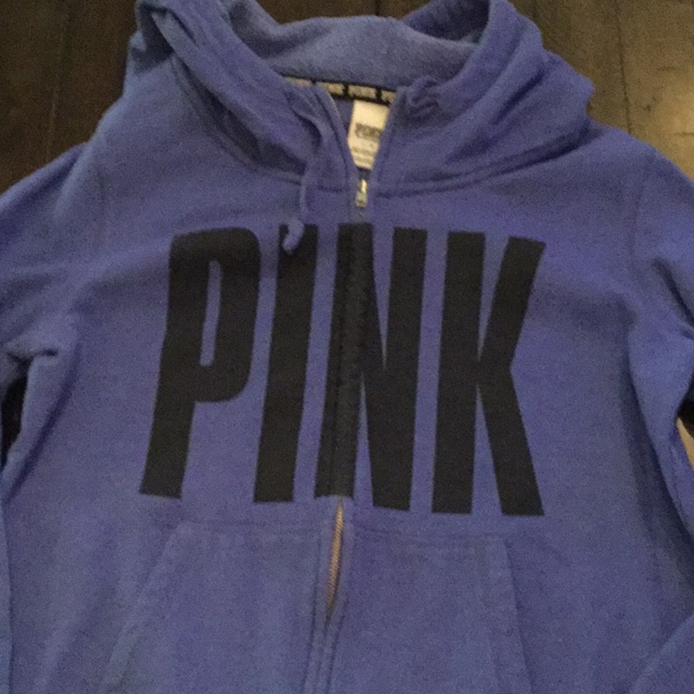 Pink zip hoodie